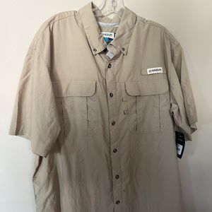 Magellan Outdoors Men's Laguna Madre Solid Short Sleeve Fishing Shirt